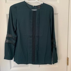 Club Monaco 3/4 sleeve cut out detail blouse XS
